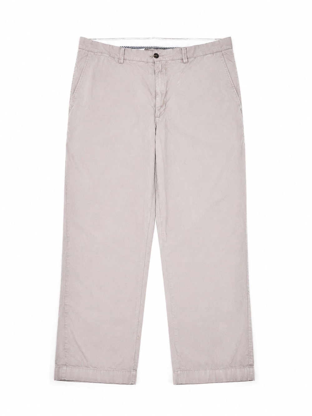 Roundtree & Yorke Men’s Tan Flat Front Cuffed Chinos 38x30